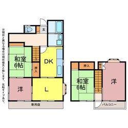 高師町西沢29-12貸家の物件間取画像